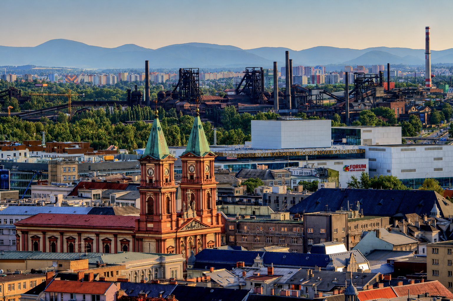 Ostrava — průmyslové panorama